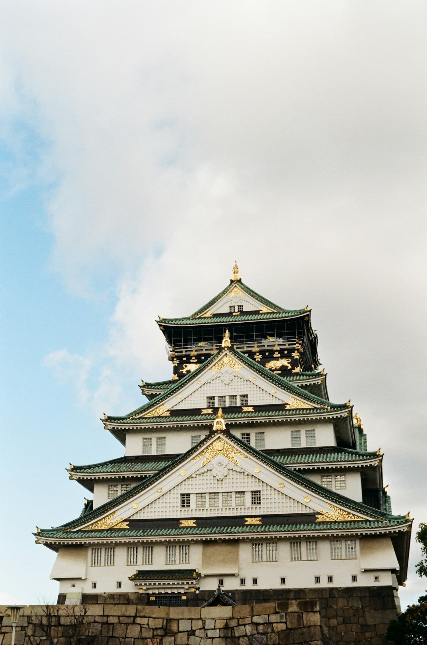 ジムのすぐ近くにある大阪城公園